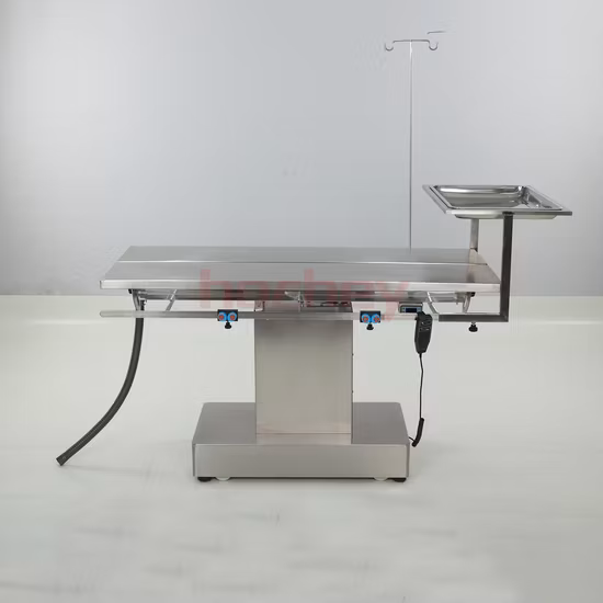 Table chirurgicale vétérinaire Table d'opération vétérinaire pour animaux de compagnie pour clinique animale