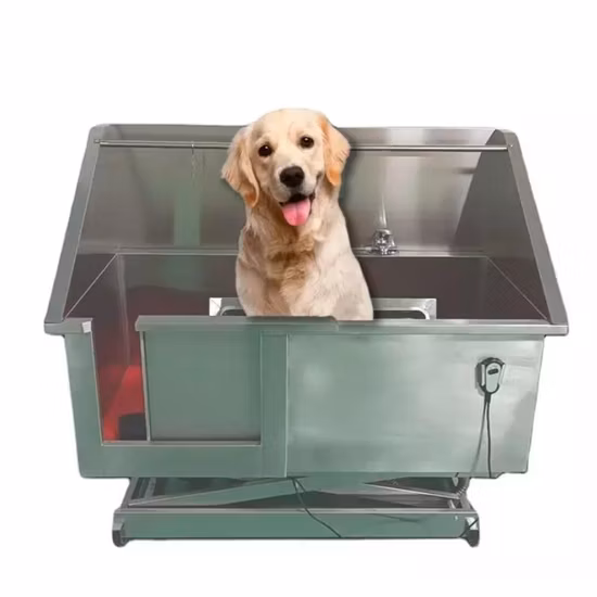 Baignoire de toilettage médicale pour chiens, évier de nettoyage pour animaux de compagnie, équipement de lavage vétérinaire